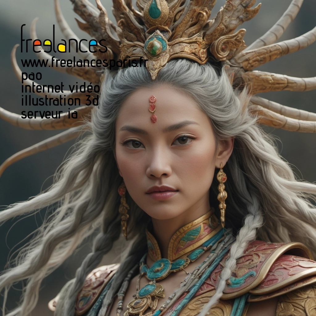 Pao mise en page internet vidéo illustration 3d serveur IA générative AI freelance paris studio de création magazines 8ldr4la0